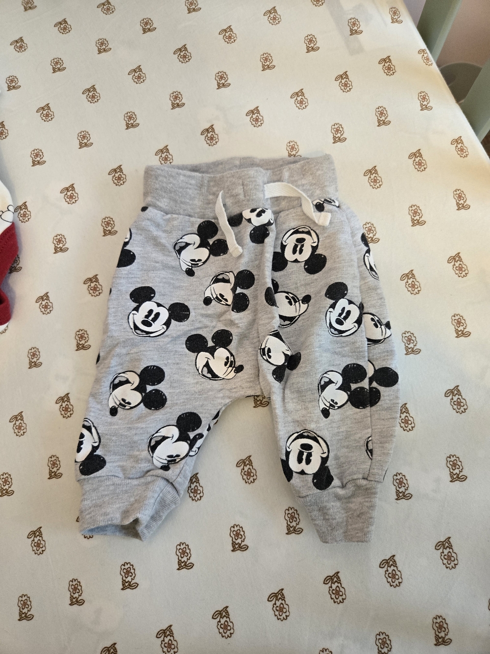 Disney Grey Mickey Mouse Allover Print Joggers
